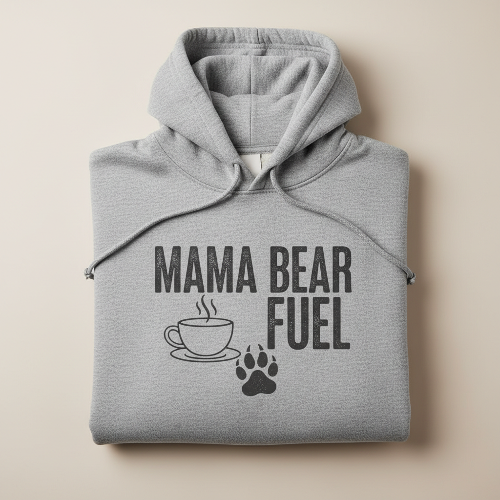 Mama Bear Fuel Hoodie generated image